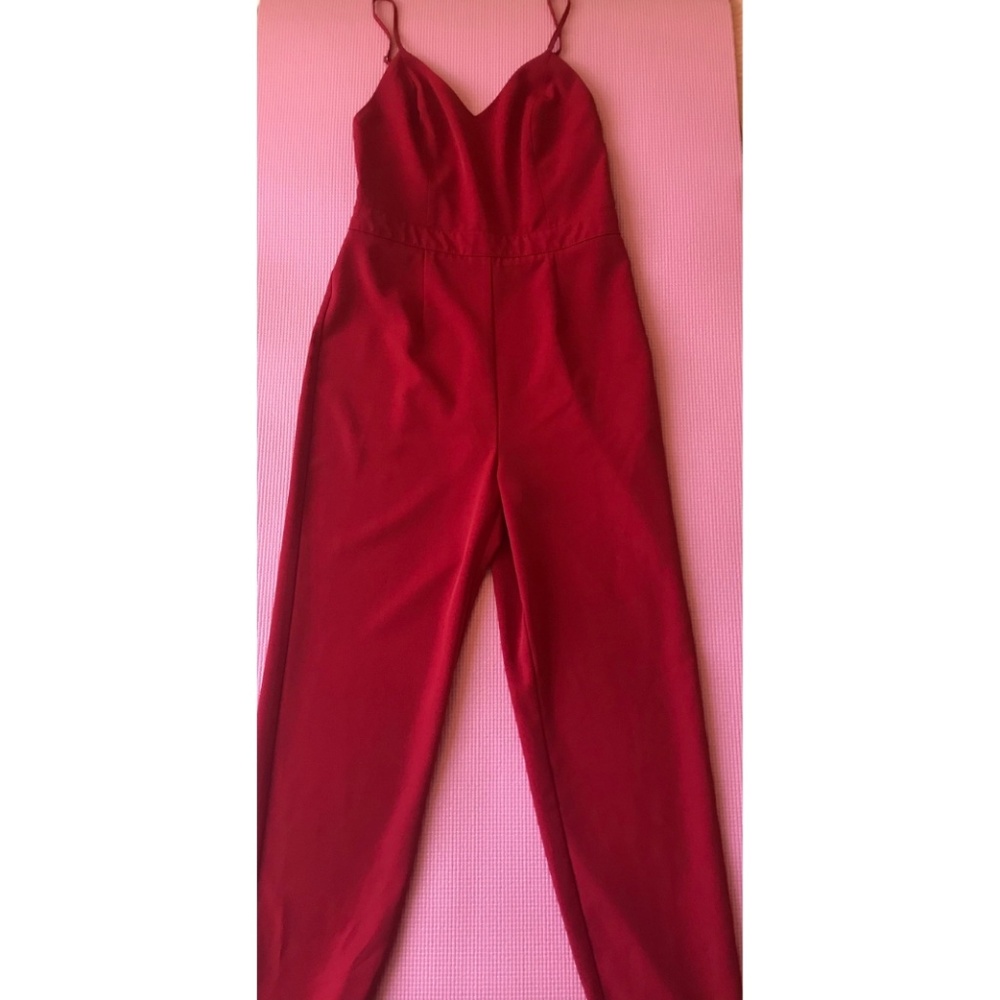 Red Forever 21 jumpsuit
